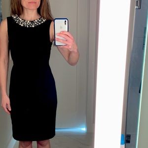 Calvin Klein - NWOT! - pearl beaded sheath dress